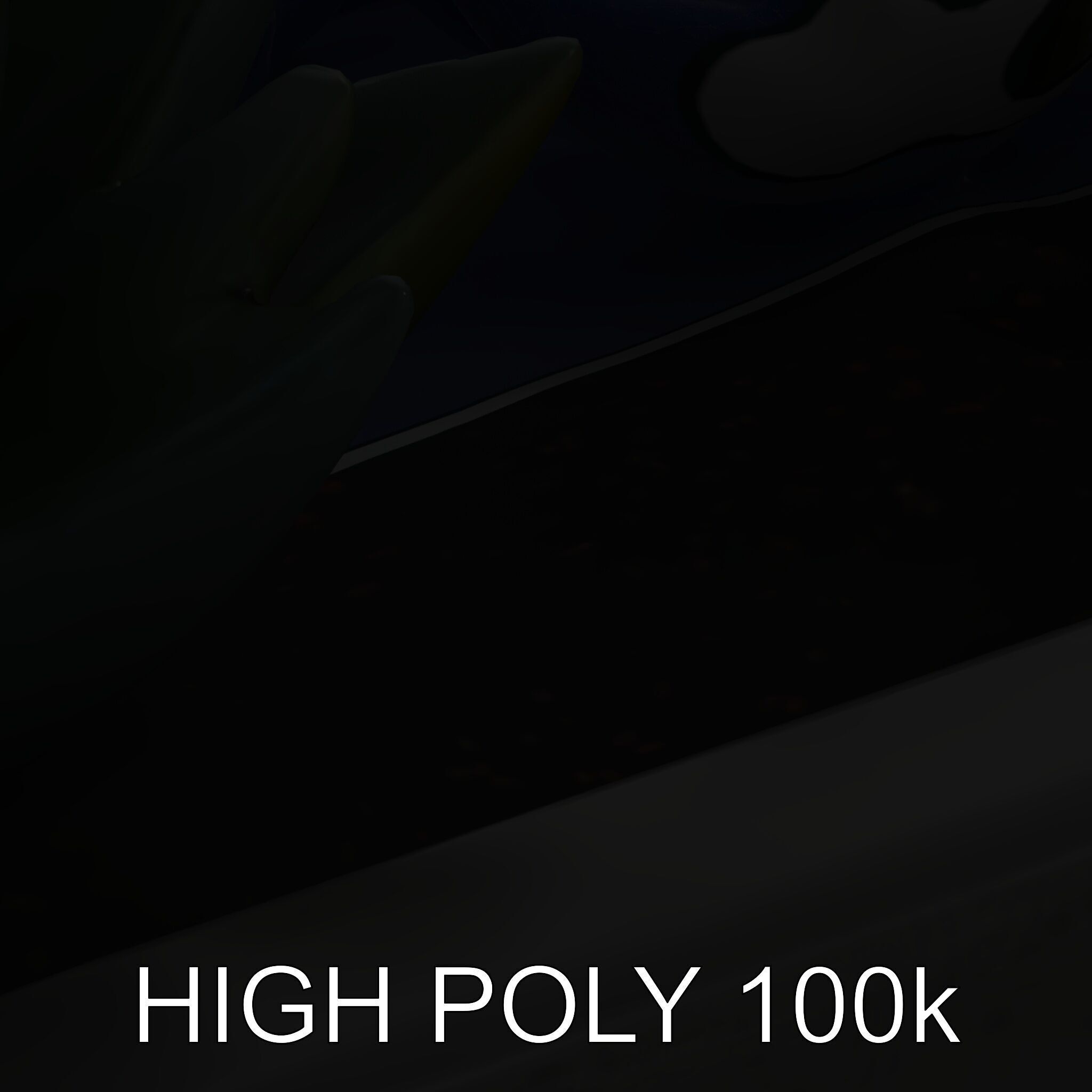 Modern Succulent Planter Box Model Pack Low-poly 3D model_18