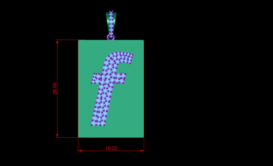 pendant 3D print model 3D print model_3