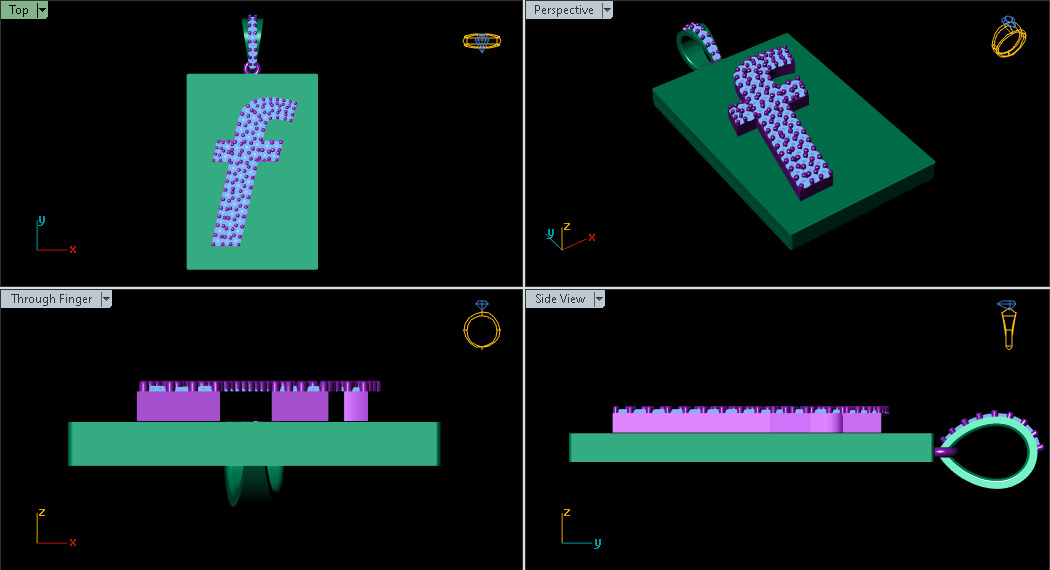 pendant 3D print model 3D print model_6
