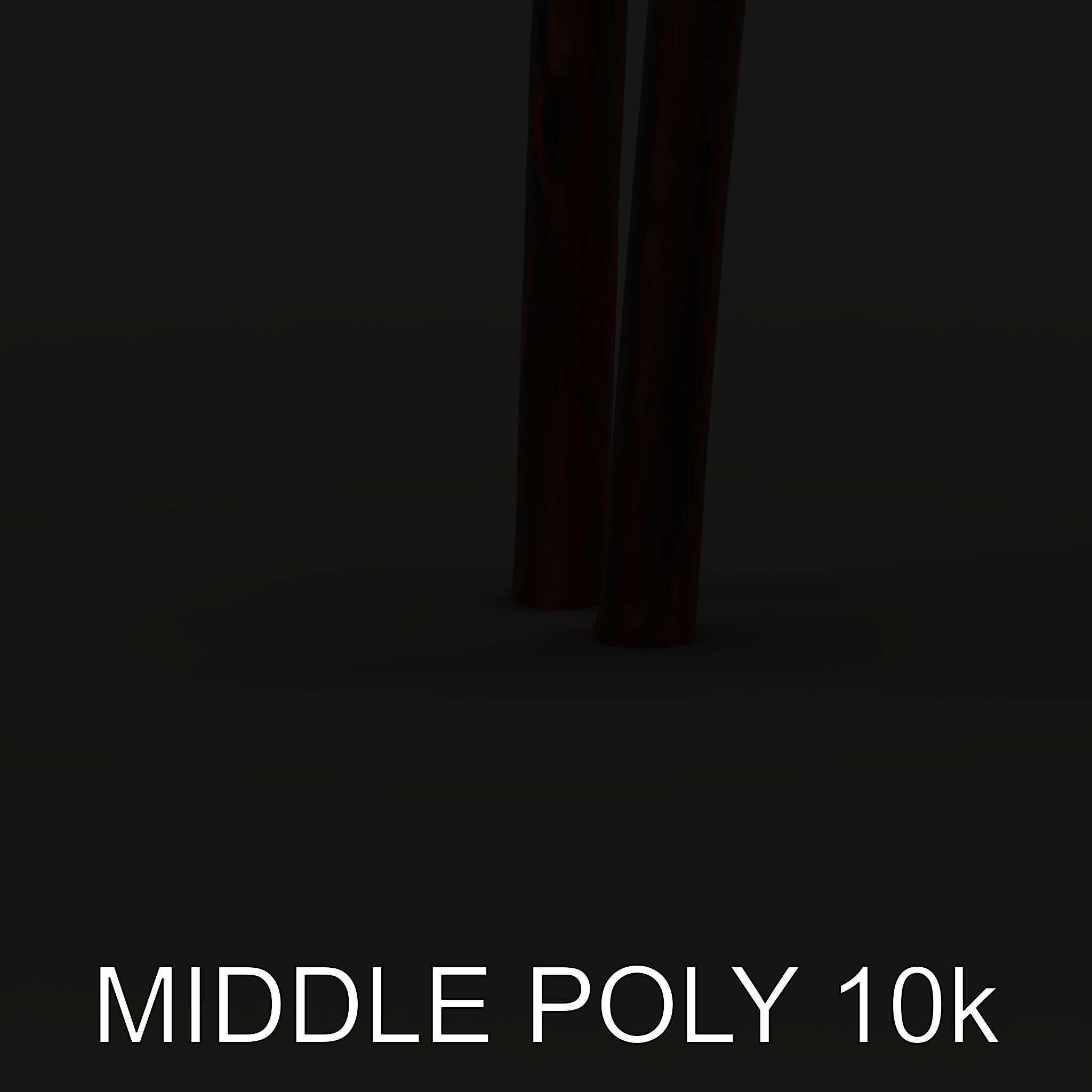 Rustic Flamingo Art Sculpture Model Pack Low-poly 3D model_10