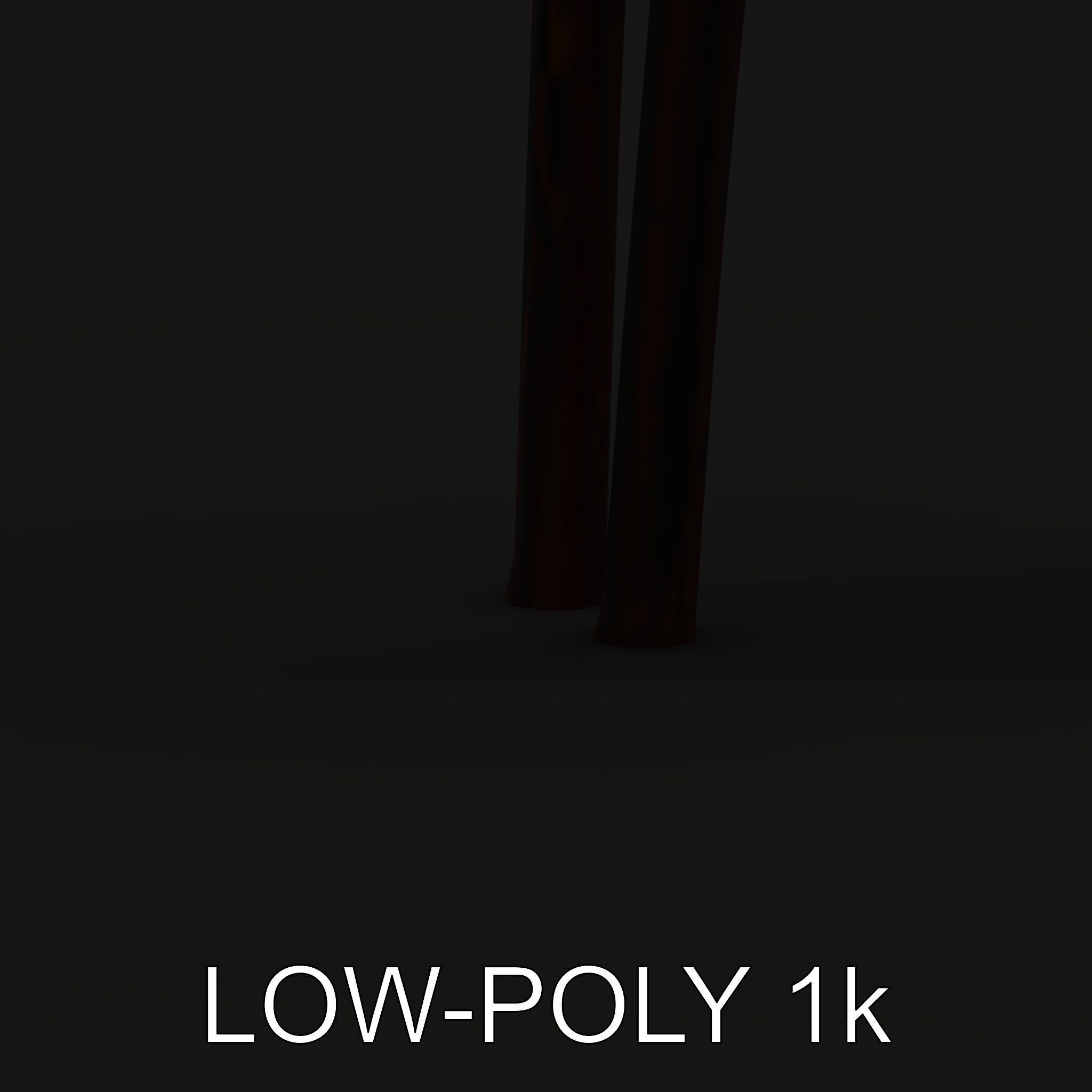 Rustic Flamingo Art Sculpture Model Pack Low-poly 3D model_7