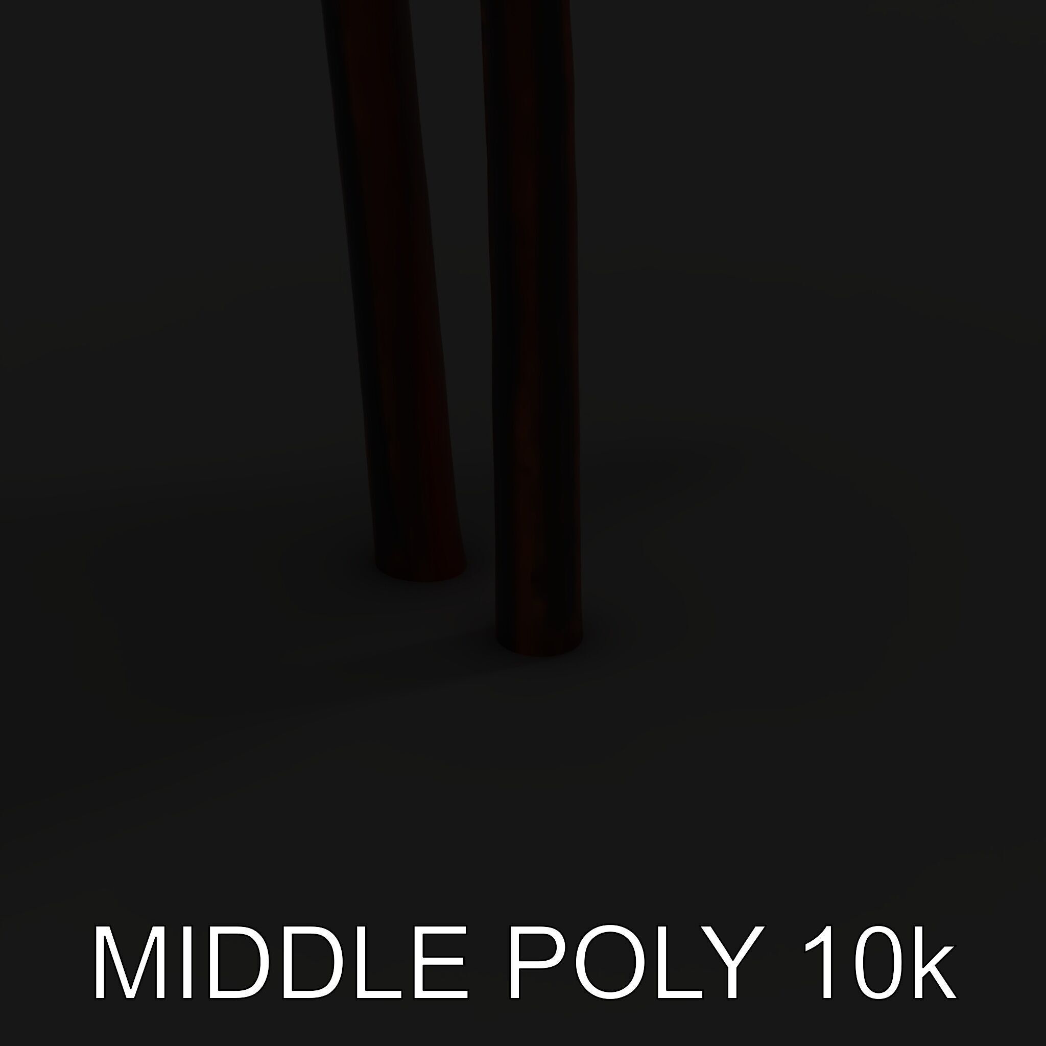 Rustic Flamingo Art Sculpture Model Pack Low-poly 3D model_8