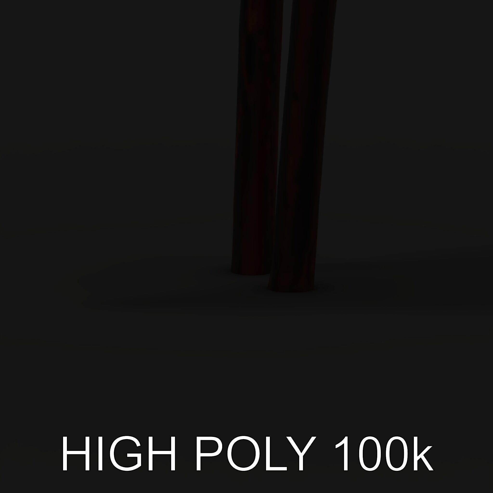 Rustic Flamingo Art Sculpture Model Pack Low-poly 3D model_4