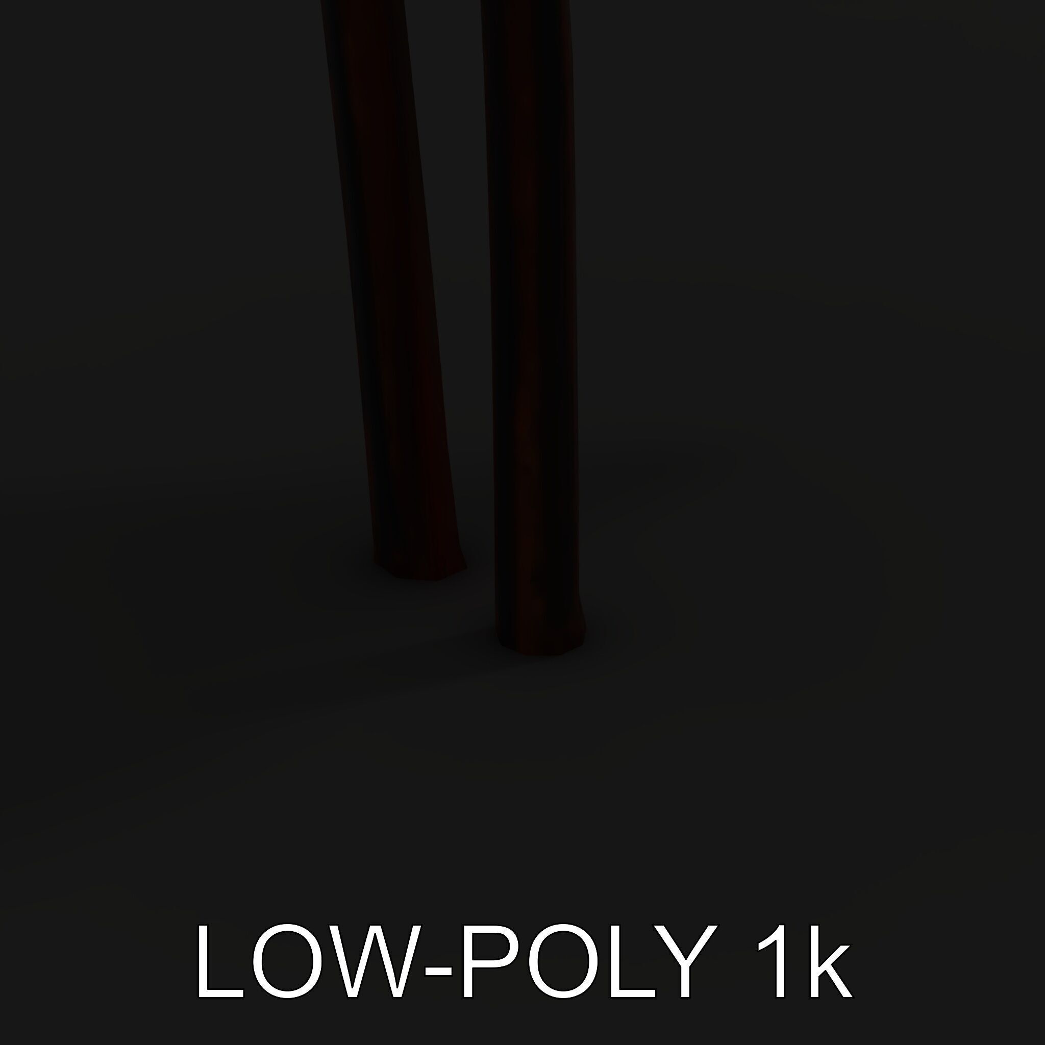 Rustic Flamingo Art Sculpture Model Pack Low-poly 3D model_9