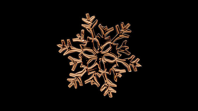Snowflake Ornament 3D print model