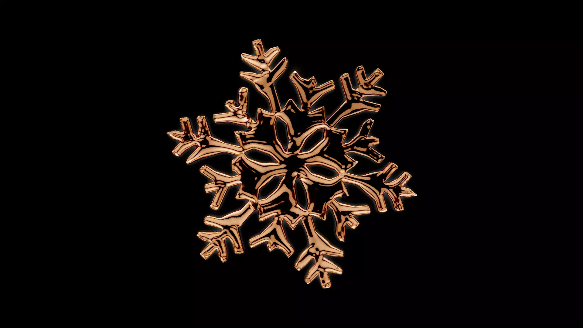 Snowflake Ornament 3D print model