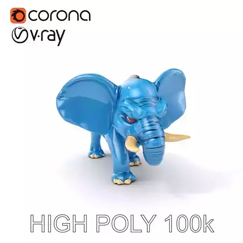 Cartoon Elephant D Model Pack Low-poly 3D model Cartoon Elephant D Model Pack Low-poly 3D model