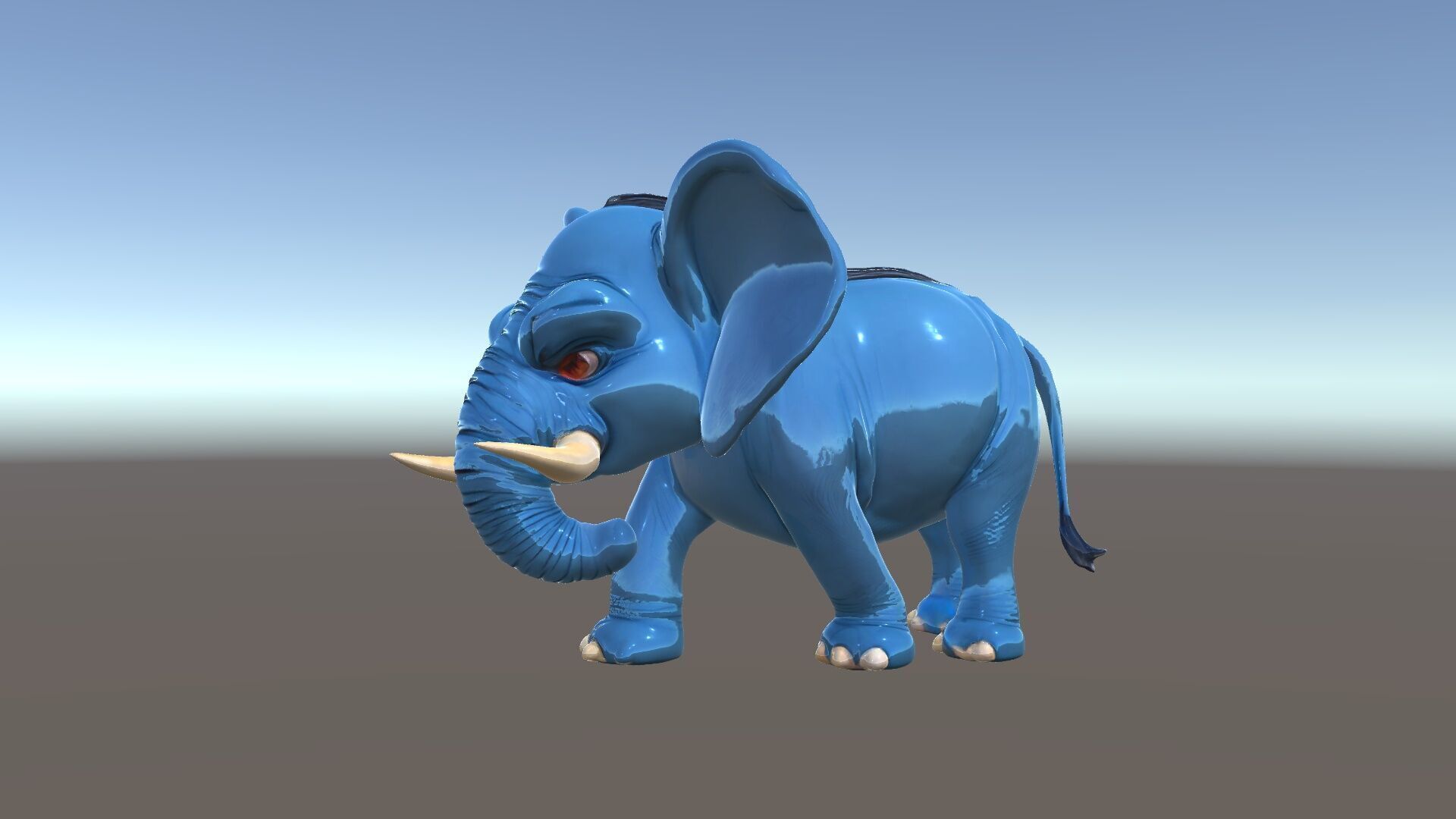 Cartoon Elephant D Model Pack Low-poly 3D model_5