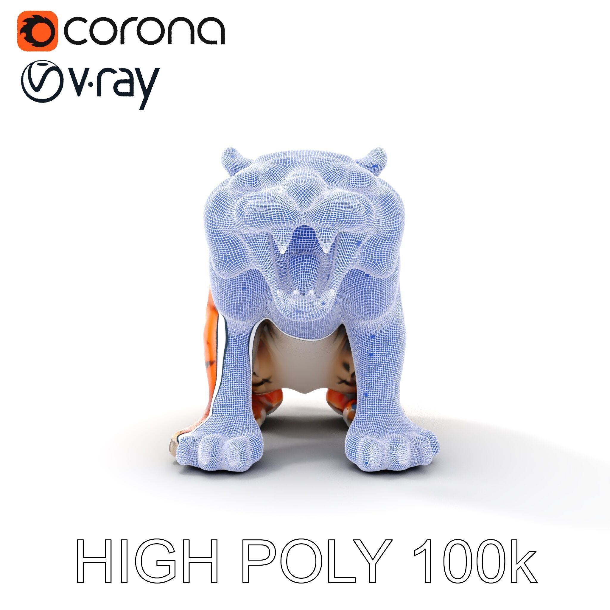 Tiger Animation Model Pack Low-poly 3D model_26