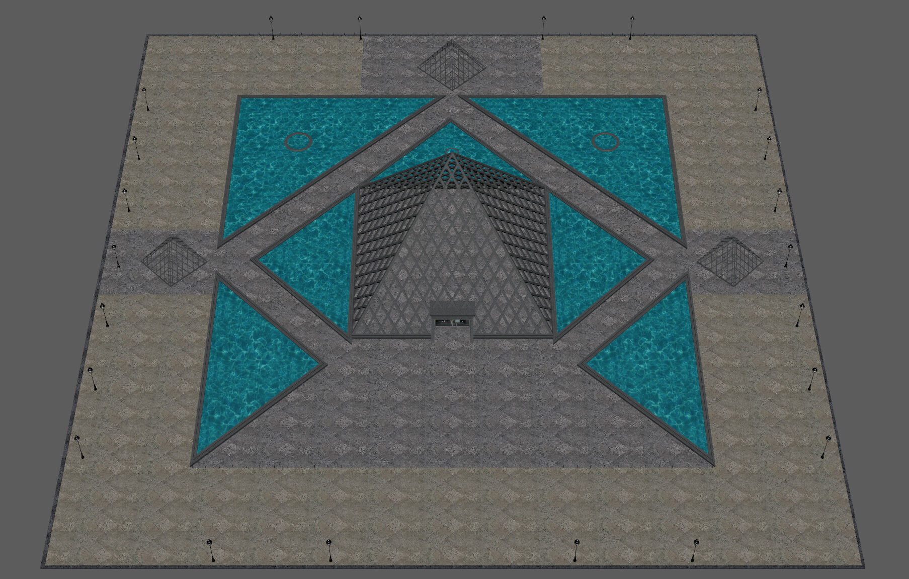Louvre Pyramid 3D model_14