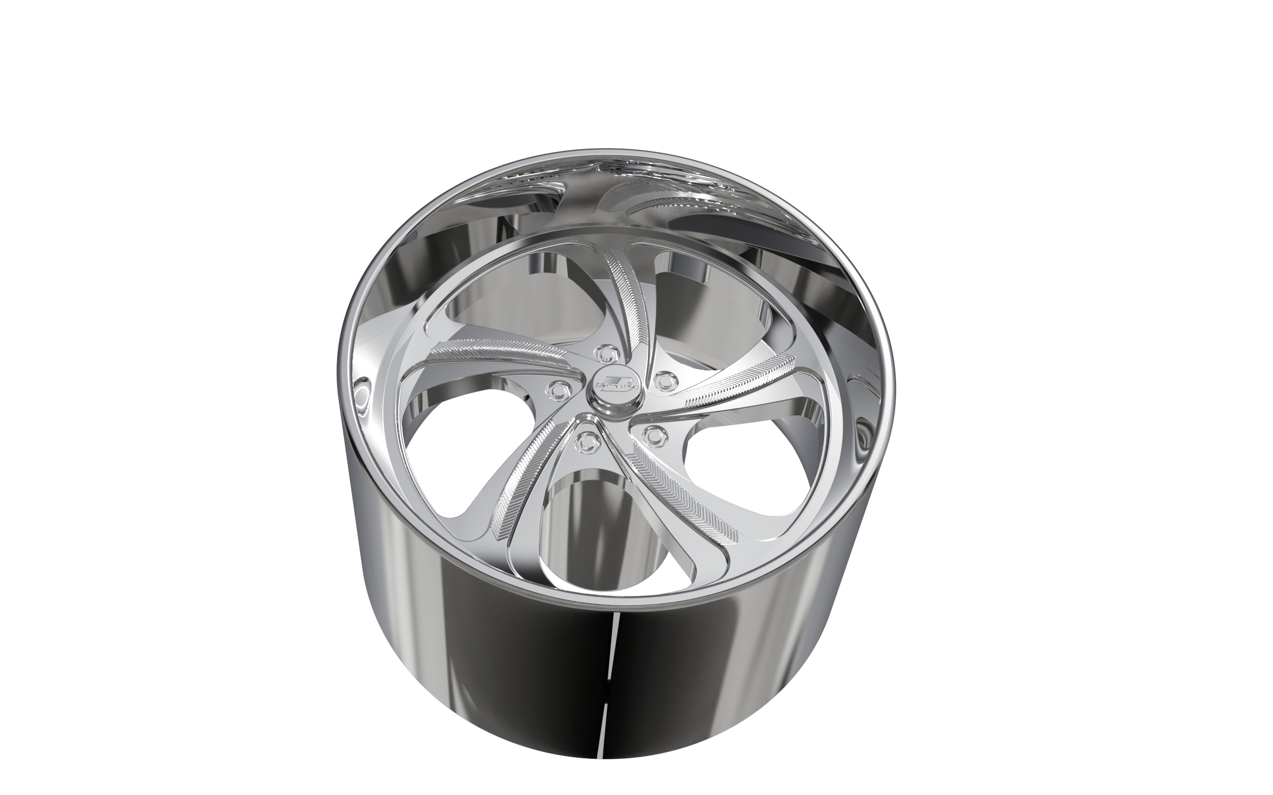 BILLET SPECIALATIES SLG25 - DIAMONDBACK WHEEL  3D print model_5