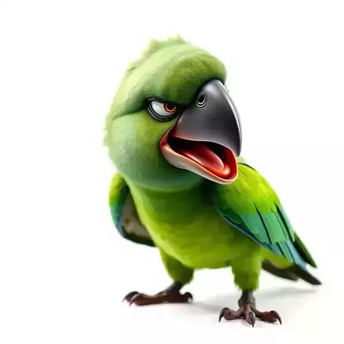 Vibrant Parrot Model Pack for Animation and Games