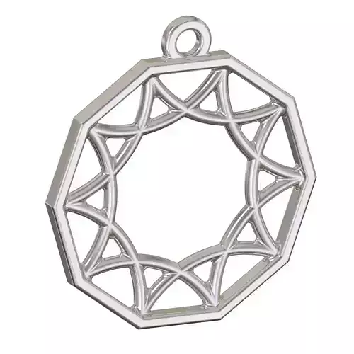 Stylish Decagon Earring