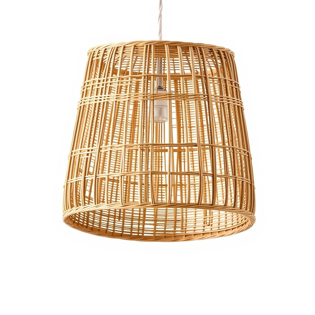 Rattan Pendant Lamp Model Pack Low-poly 3D model_2