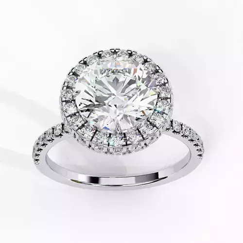 ROUND DIAMOND RING -CAD-022
