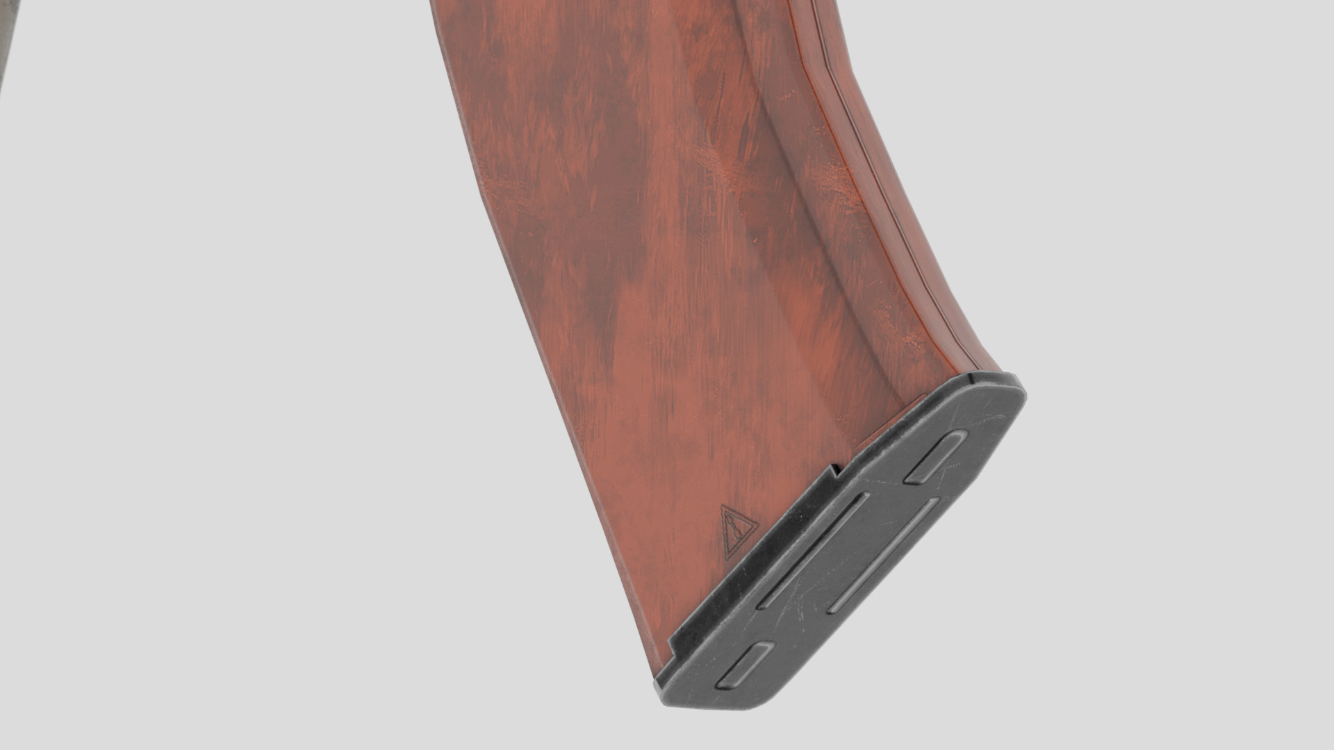 Rigged AK-74 Ukraine Edition  Low-poly 3D model_1