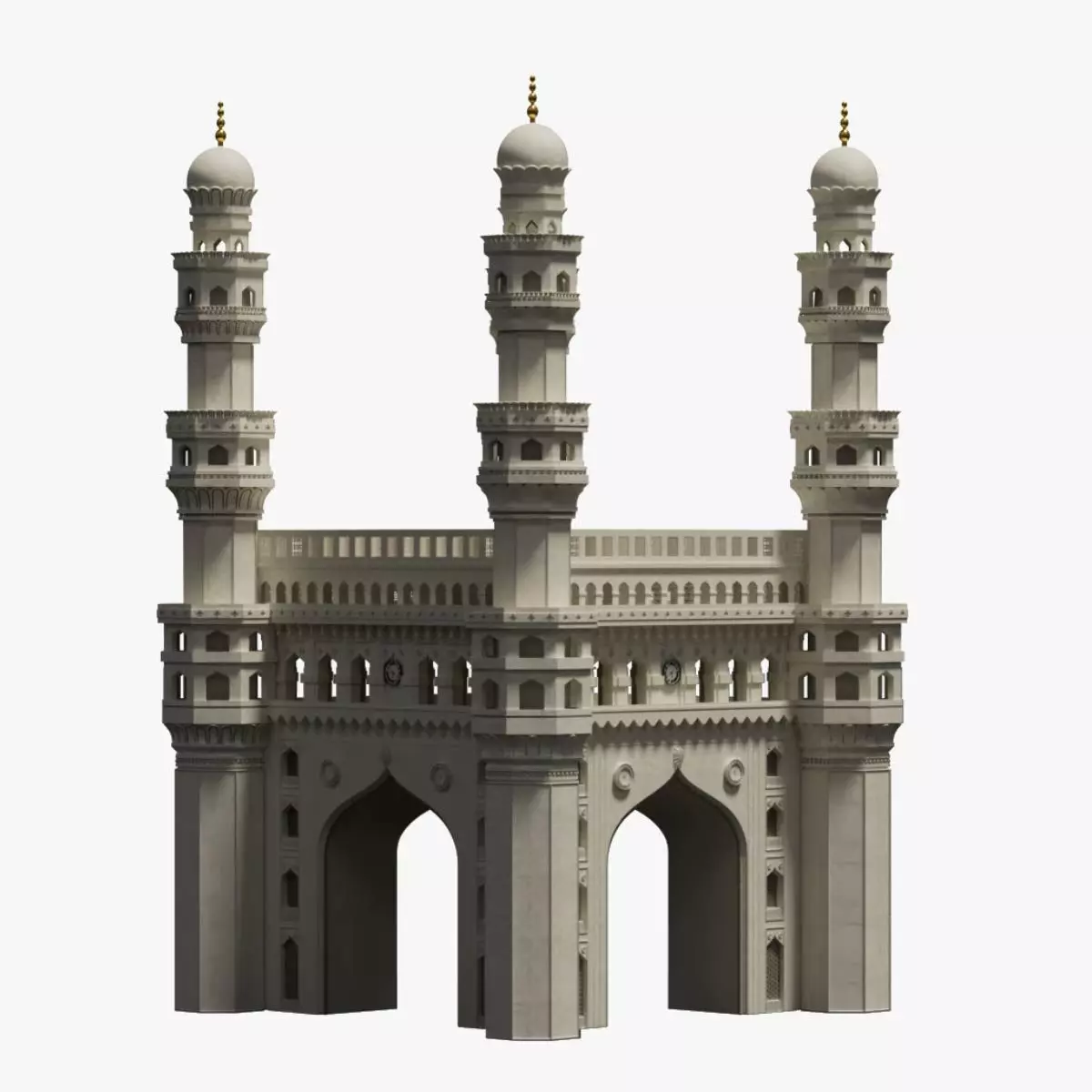 Charminar 3D model_0