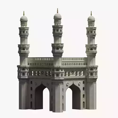 Charminar 3D model Charminar 3D model