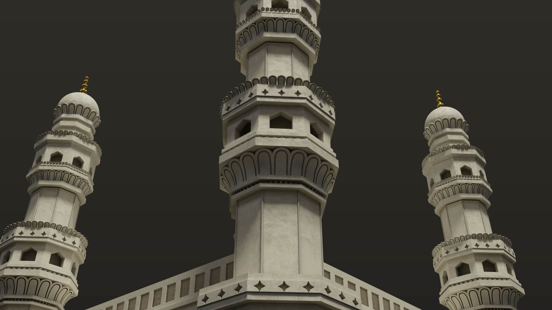 Charminar 3D model_2