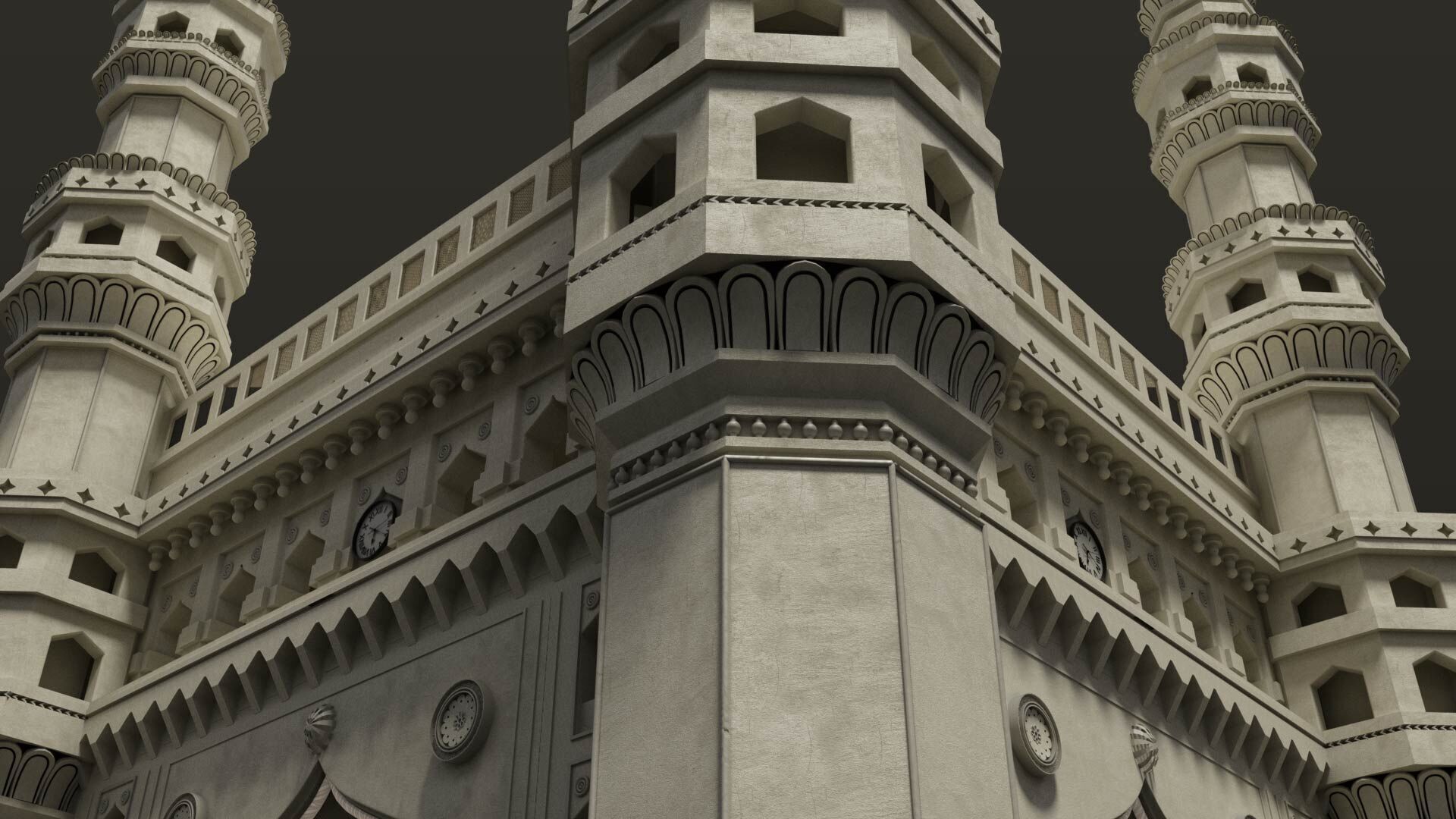 Charminar 3D model_3