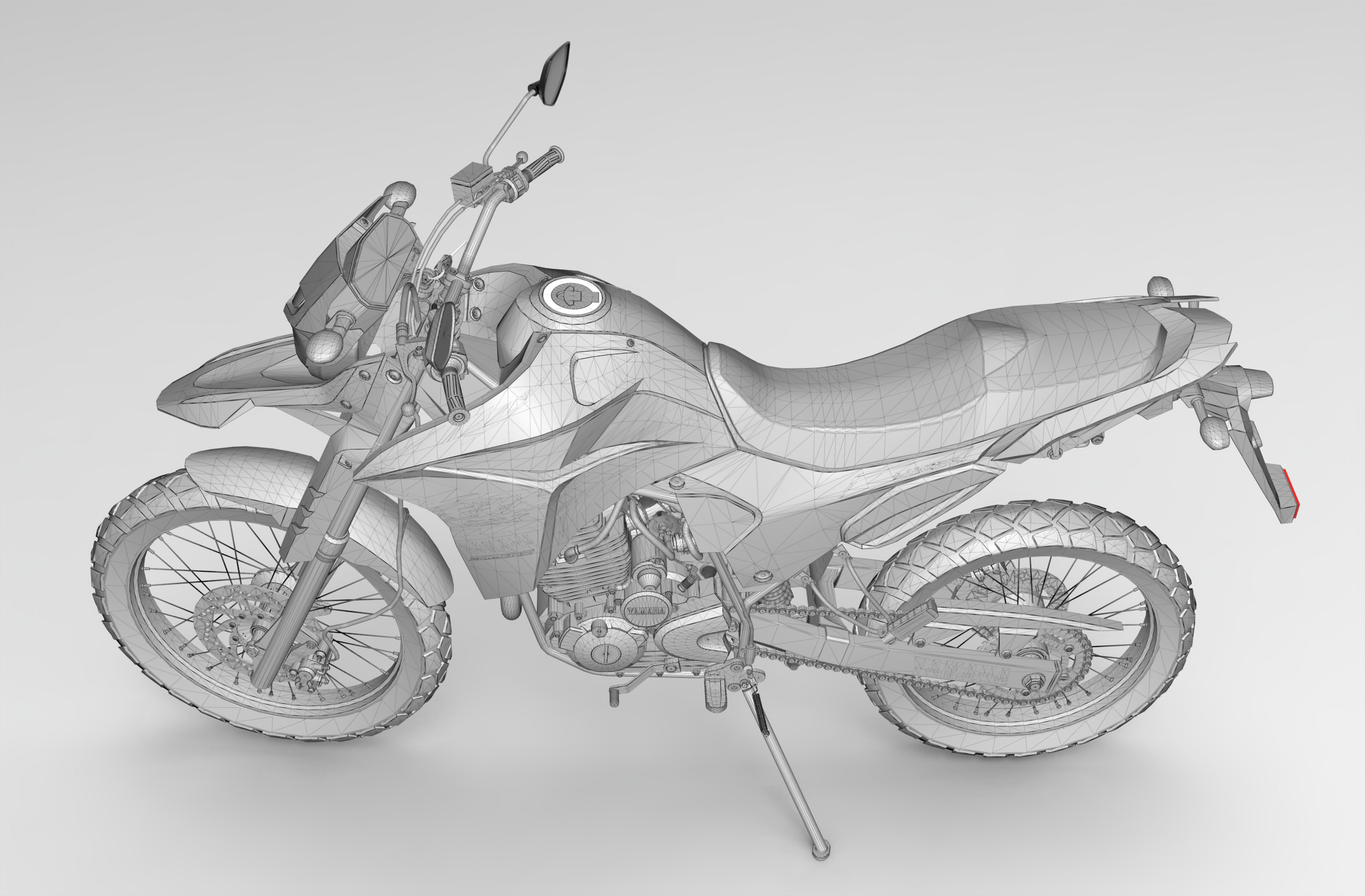Yamaha Lander 2023 - Low Poly Game Ready 3D Model Low-poly 3D model_5