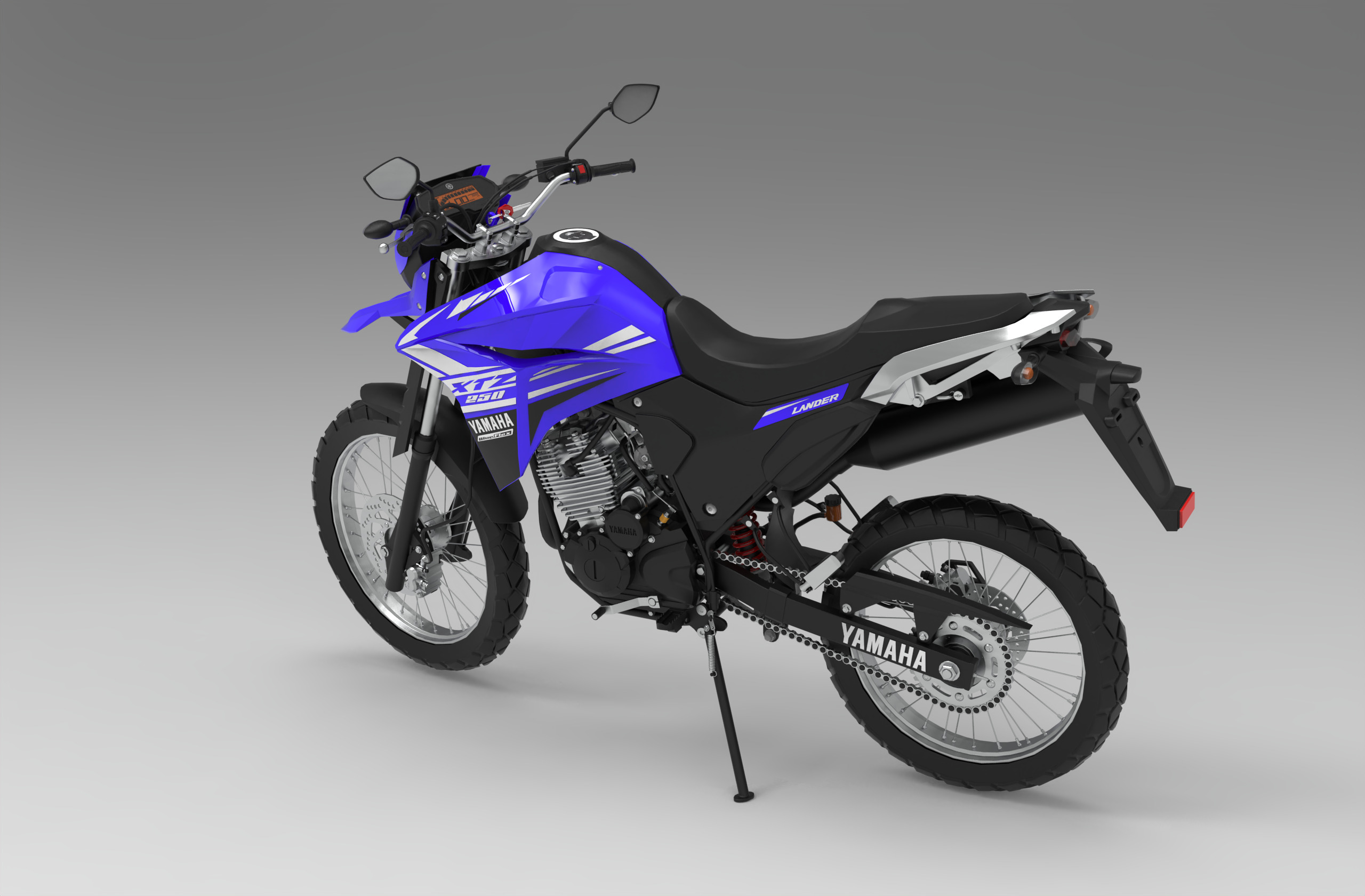 Yamaha Lander 2023 - Low Poly Game Ready 3D Model Low-poly 3D model_1