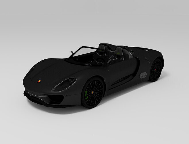 Porsche 918 spyder 3D model
