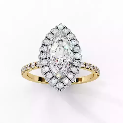 MARQUISE DIAMOND RING -CAD-014