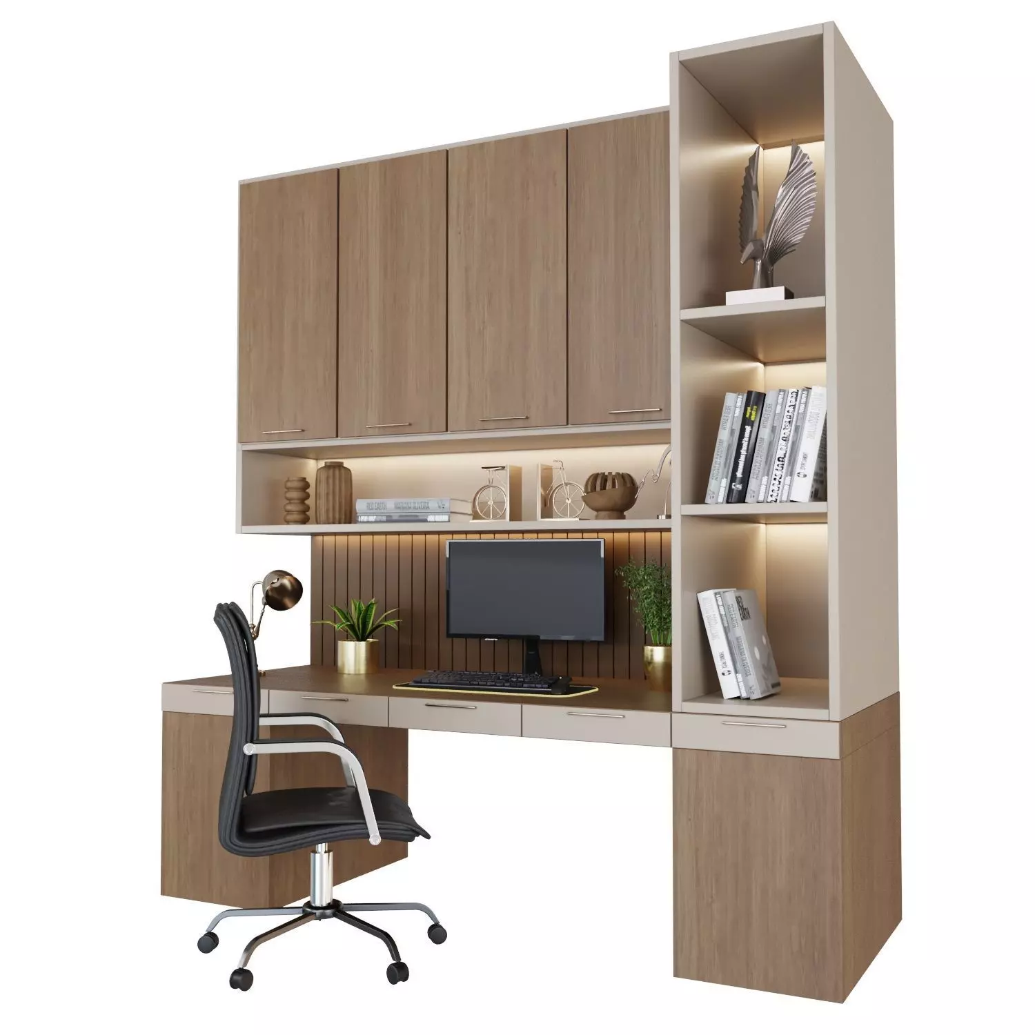 work place 1 3D model_0