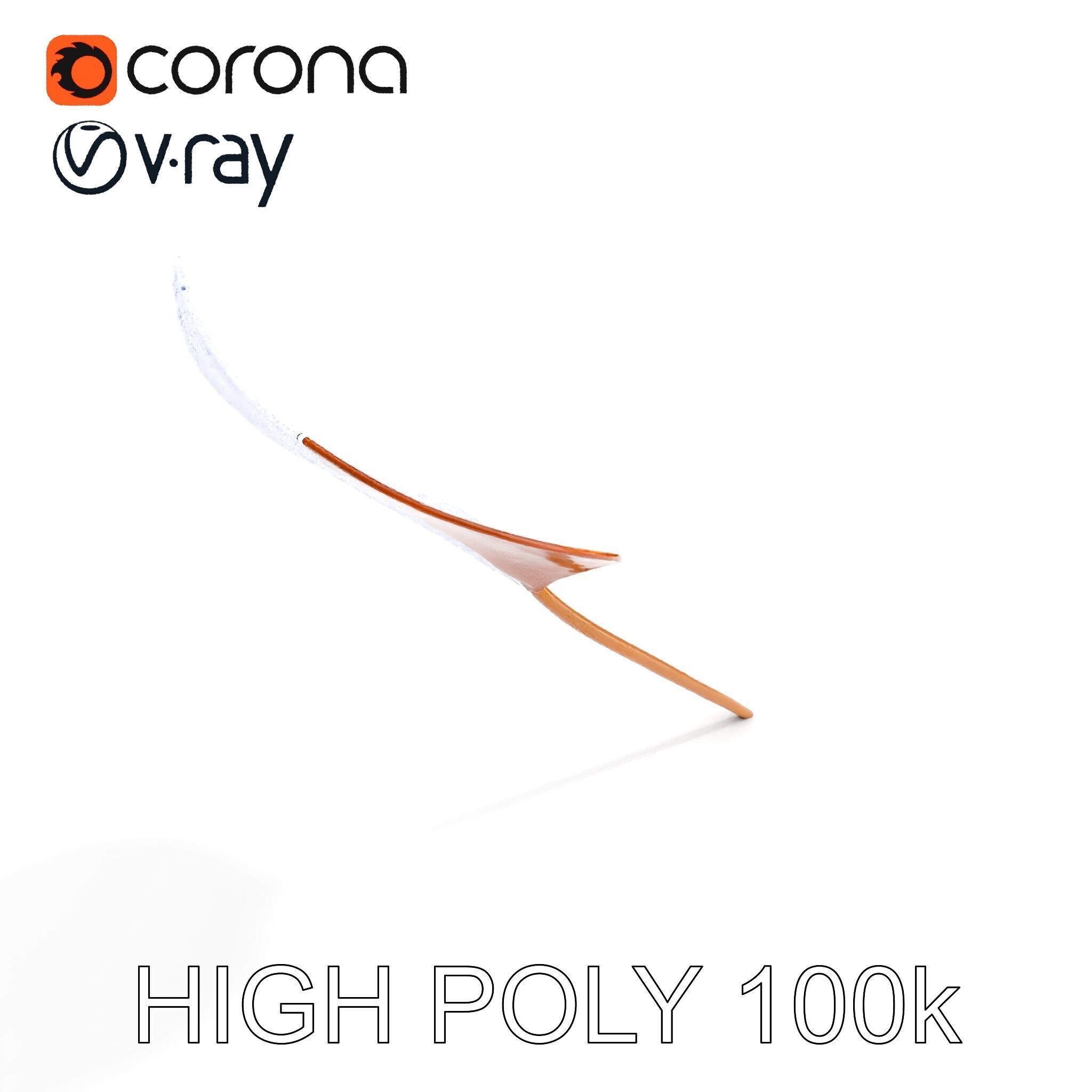 Bronze Leaf Ornament Model Pack Low-poly 3D model_14