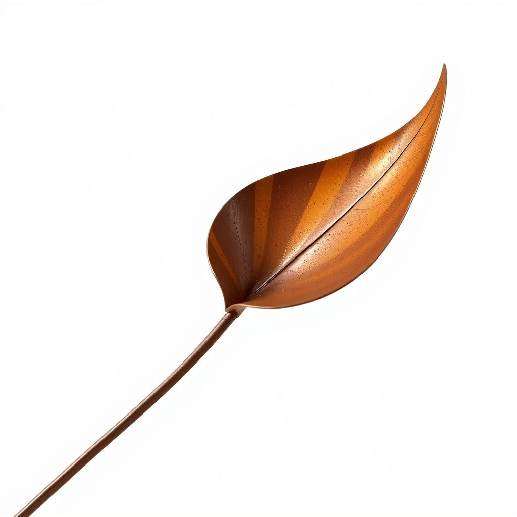 Bronze Leaf Ornament Model Pack Low-poly 3D model_2