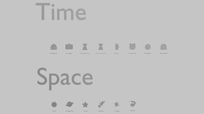 Space and Time Emoji Pack 3D Printable 14 Unique Emojis 3D print model