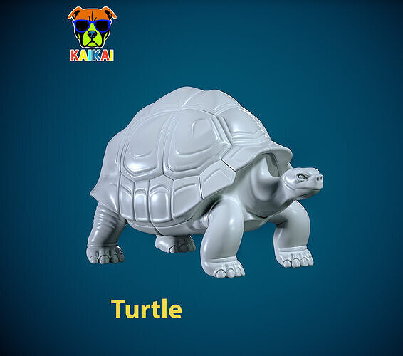 Turtle model - SeaTurtle statue - 3D print 3D model