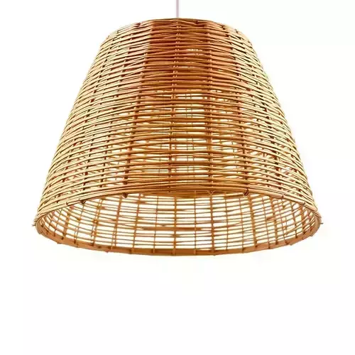 Wicker Pendant Lamp Shade Model Pack