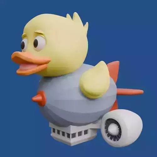 Anatroccolo Zeppelino Zeppelin Duckling Italian Brainrot Fan Art 3D print model