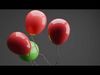 Floating Balloon Animation 3D model_1