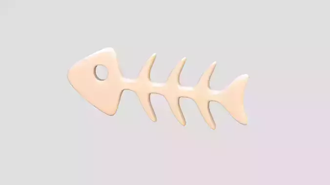 Fish Bone Cartoon