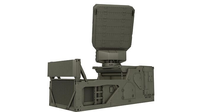 Ground Fire 300 Multi Function Radar  3D model