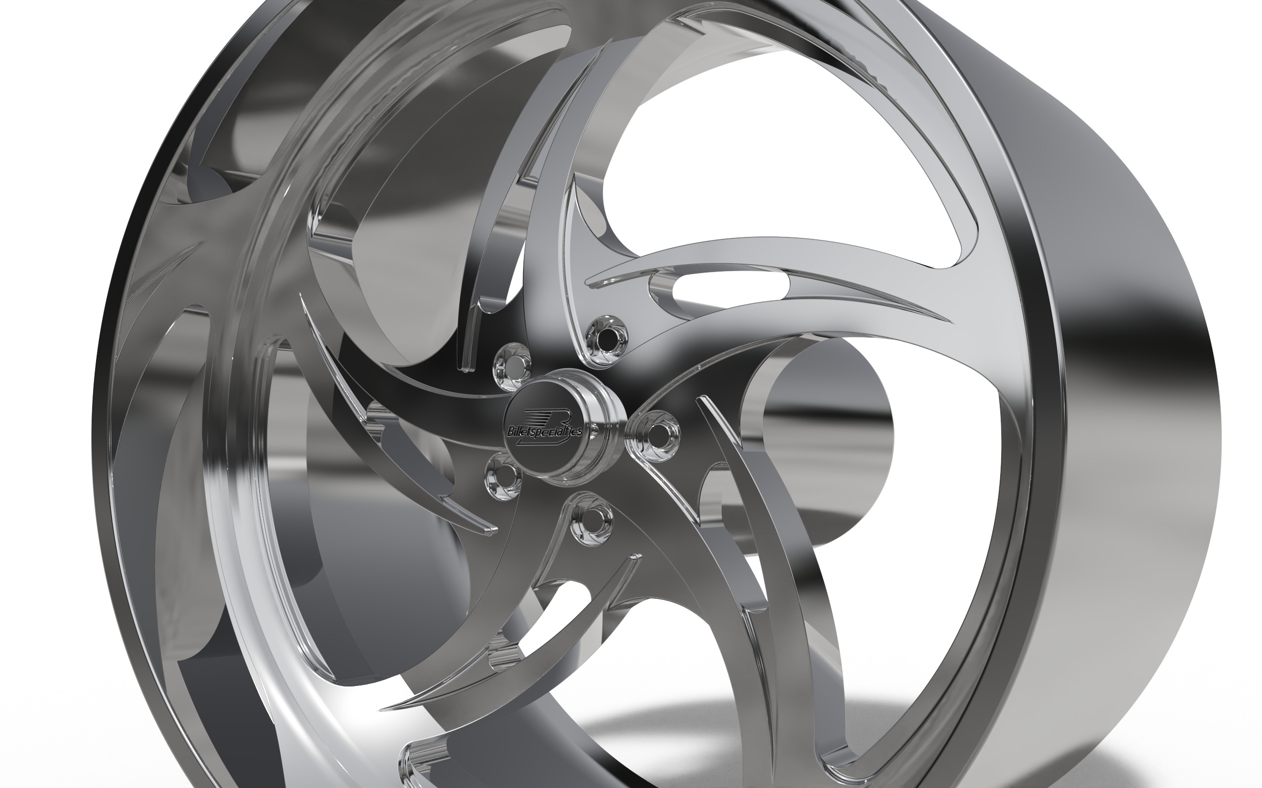 BILLET SPECIALATIES SLG85 - HURRICANE WHEEL  3D print model_2