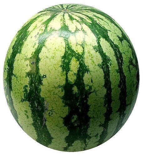 Food water melon and juice Low-poly 3D model 3