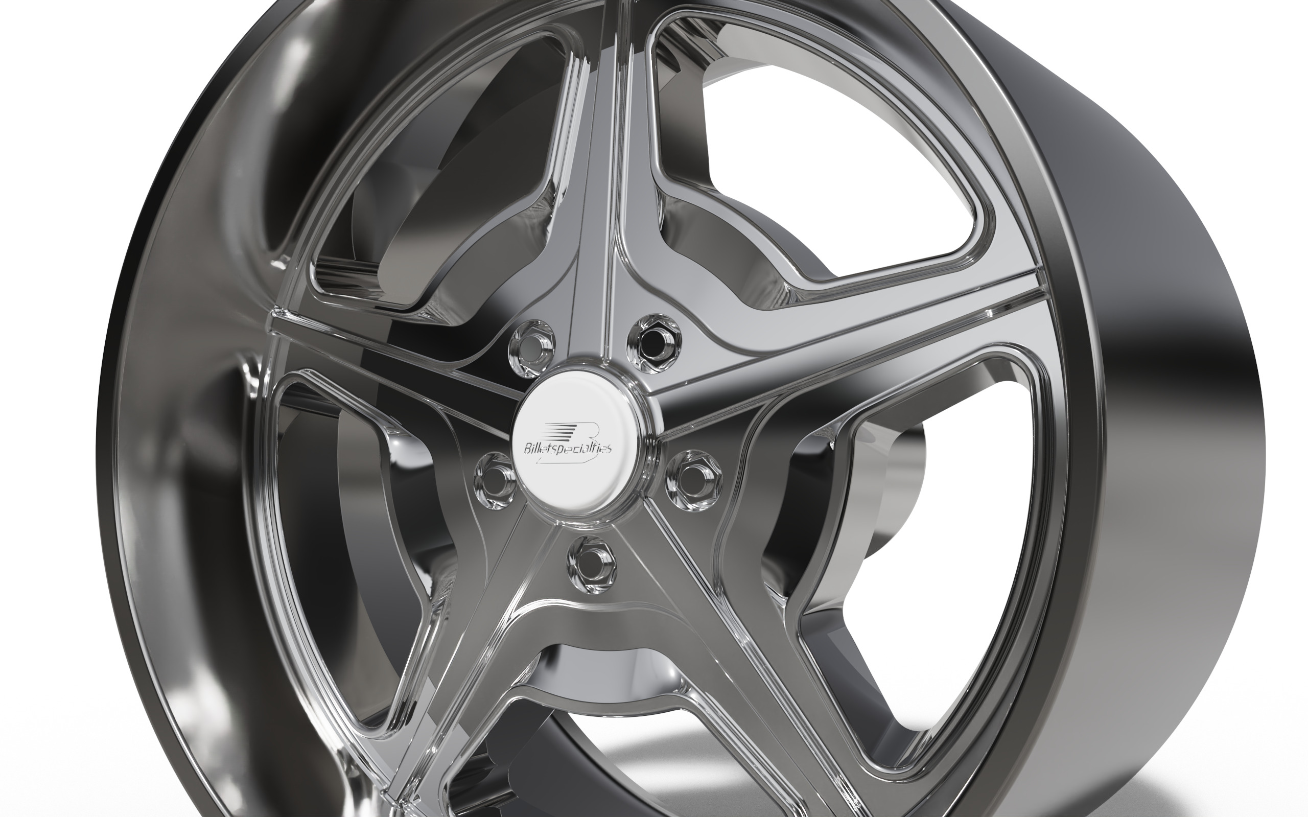 BILLET SPECIALATIES Speedway WHEEL  3D print model_2