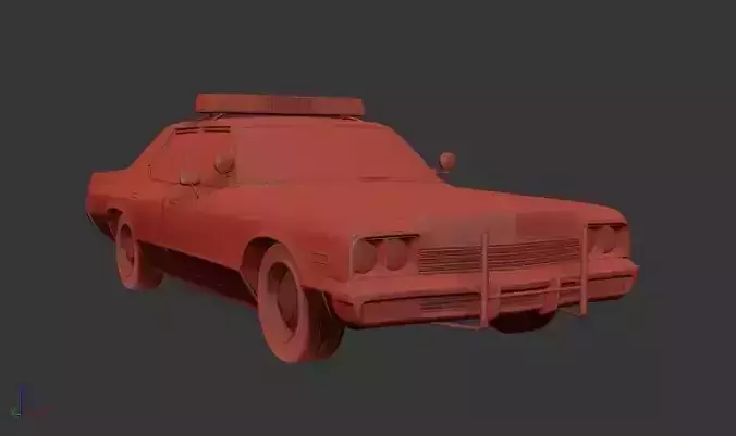 Dodge Monaco Mk3 sedan Police 1974