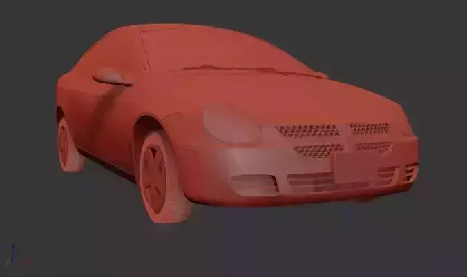 Dodge Neon 2005 3D print model