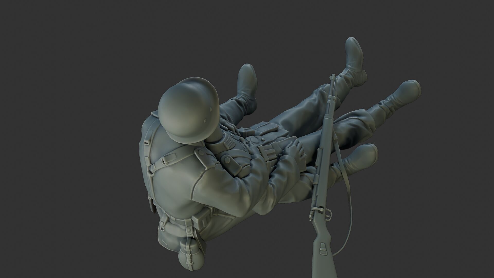 German soldiers ww2 G9 3D print model_22