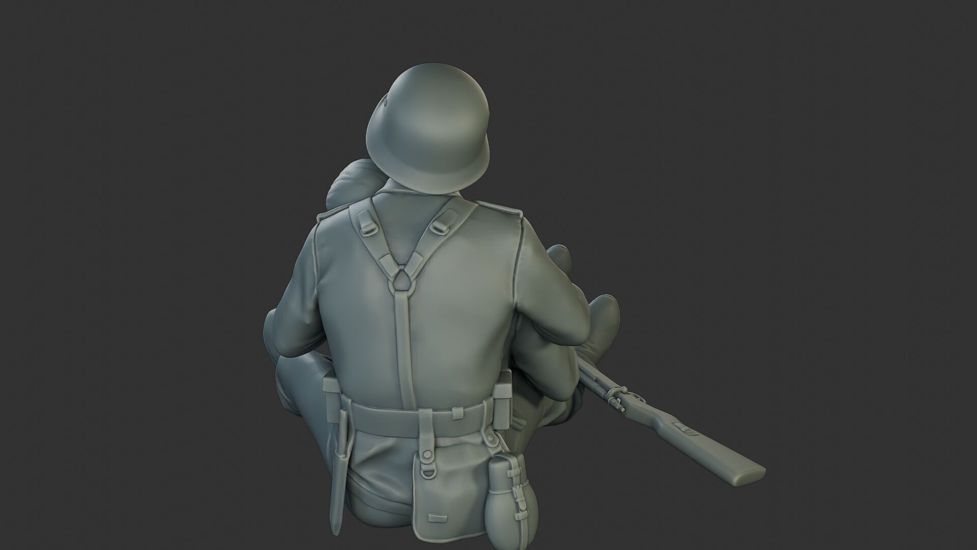 German soldiers ww2 G9 3D print model_25