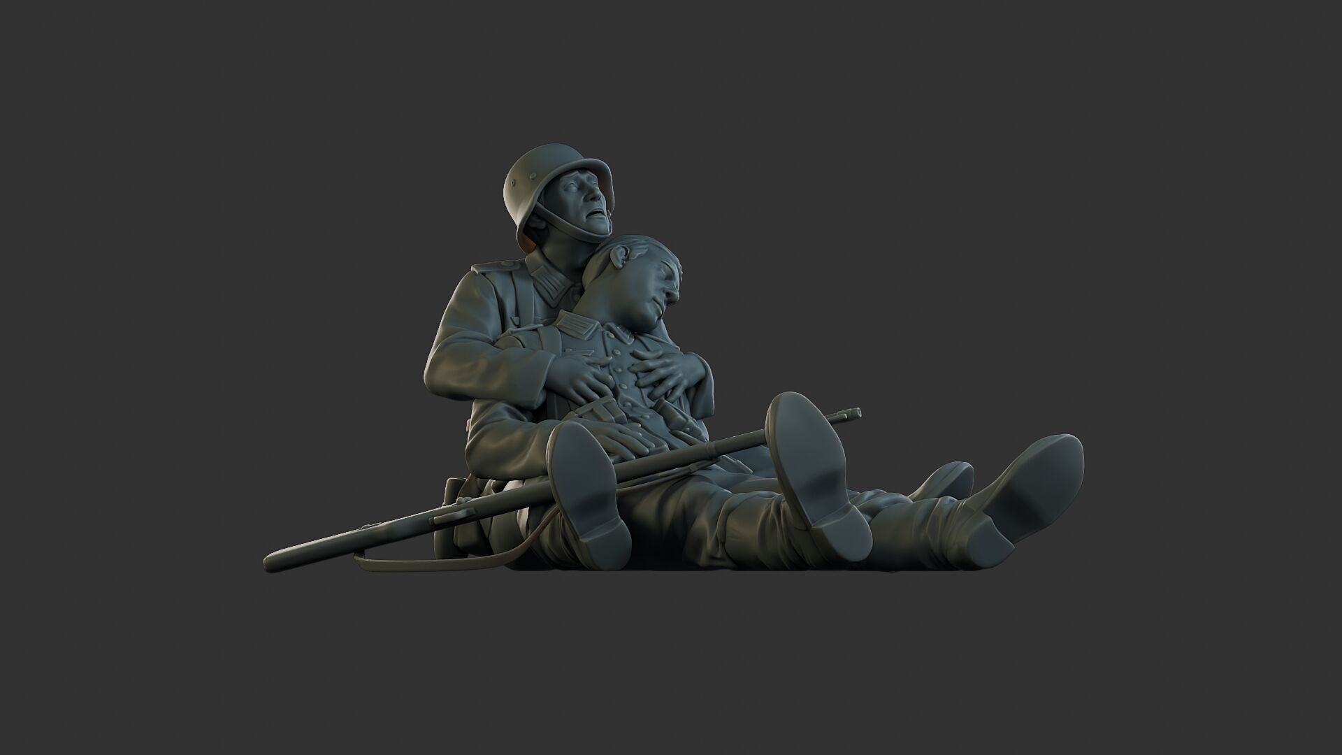 German soldiers ww2 G9 3D print model_13