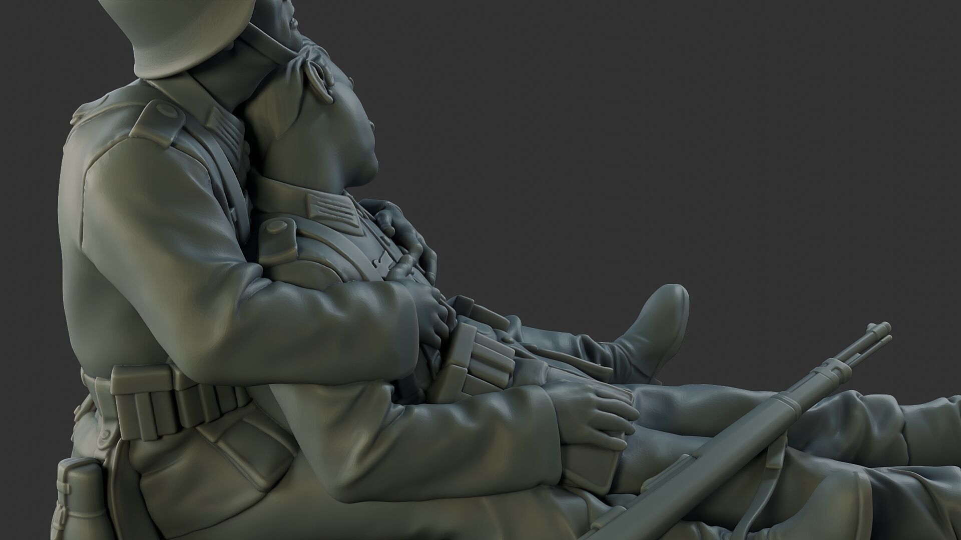 German soldiers ww2 G9 3D print model_20