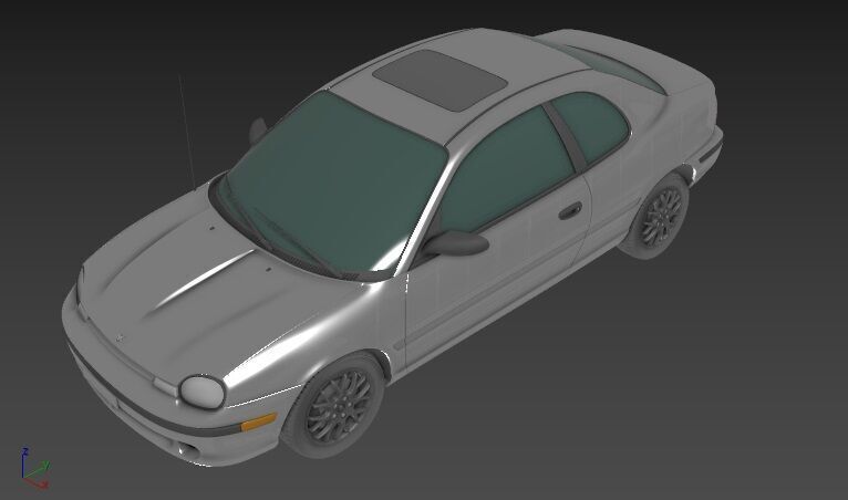 Dodge Neon Sport Coupe 1996 3D print model_2