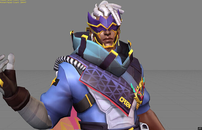 Brody Neobeast Brody Low-poly 3D model