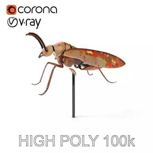 Steampunk Insect Model Pack with Detailed Craftsmanship